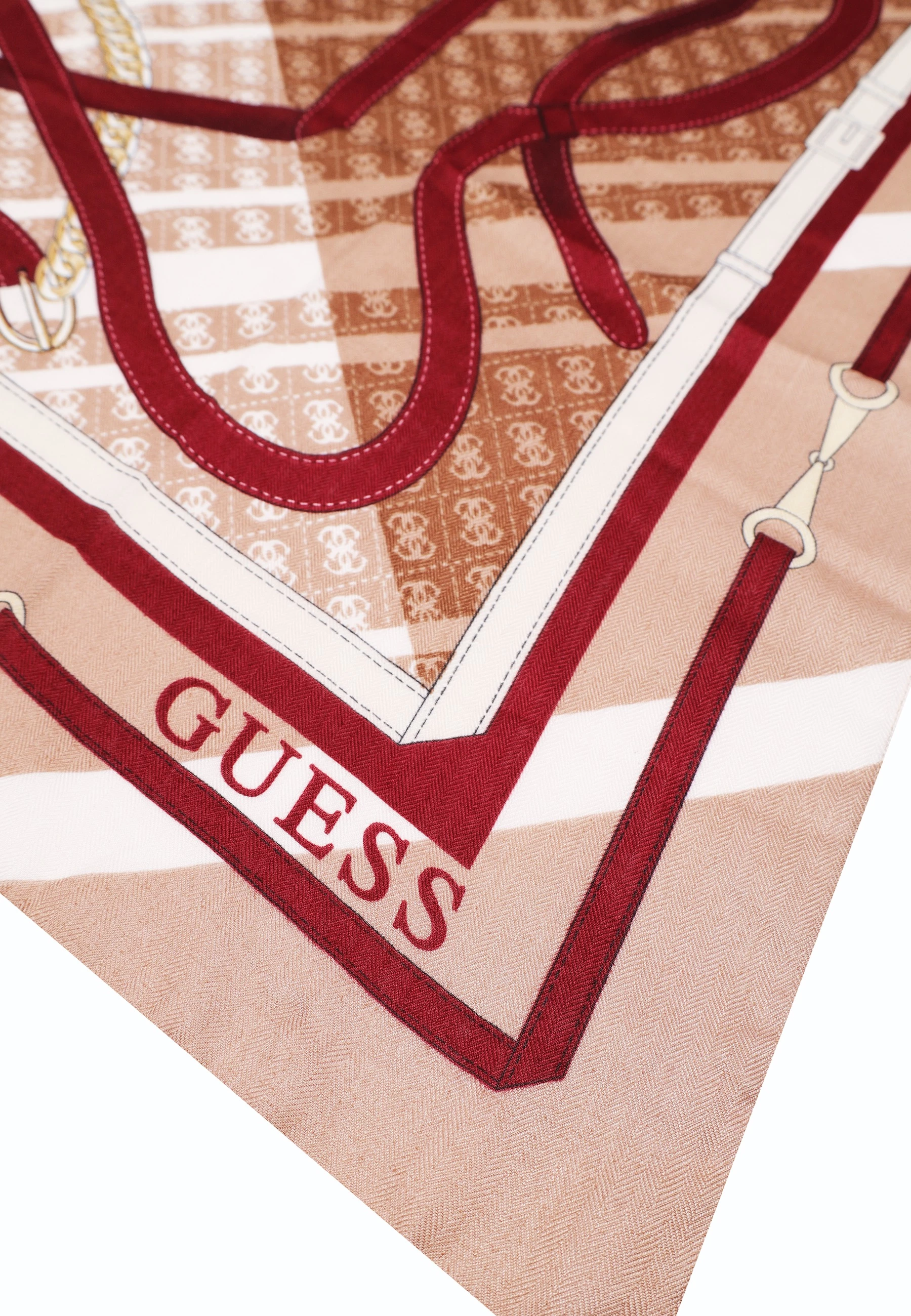 Shall për femra Guess Yvonne Logo AW5659 POL03, latte