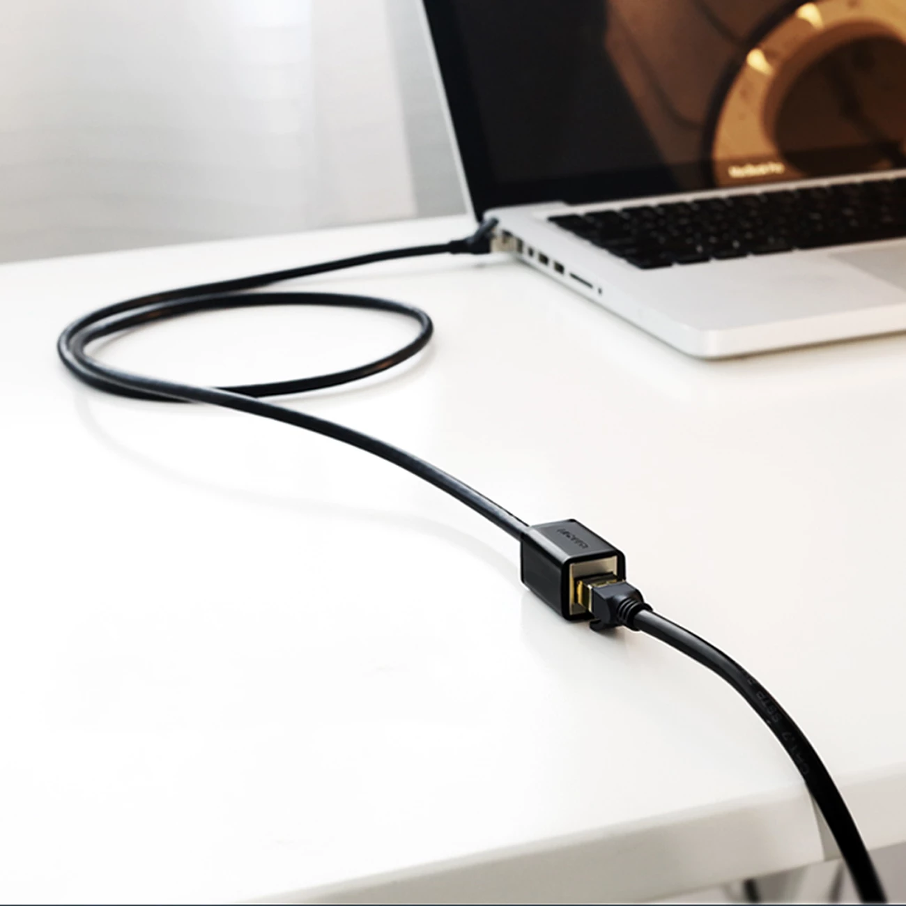 Kabllo rrjeti Ugreen NW112, RJ45 (femër) - RJ45 (mashkull), Cat. 6, 0.5m, e zezë