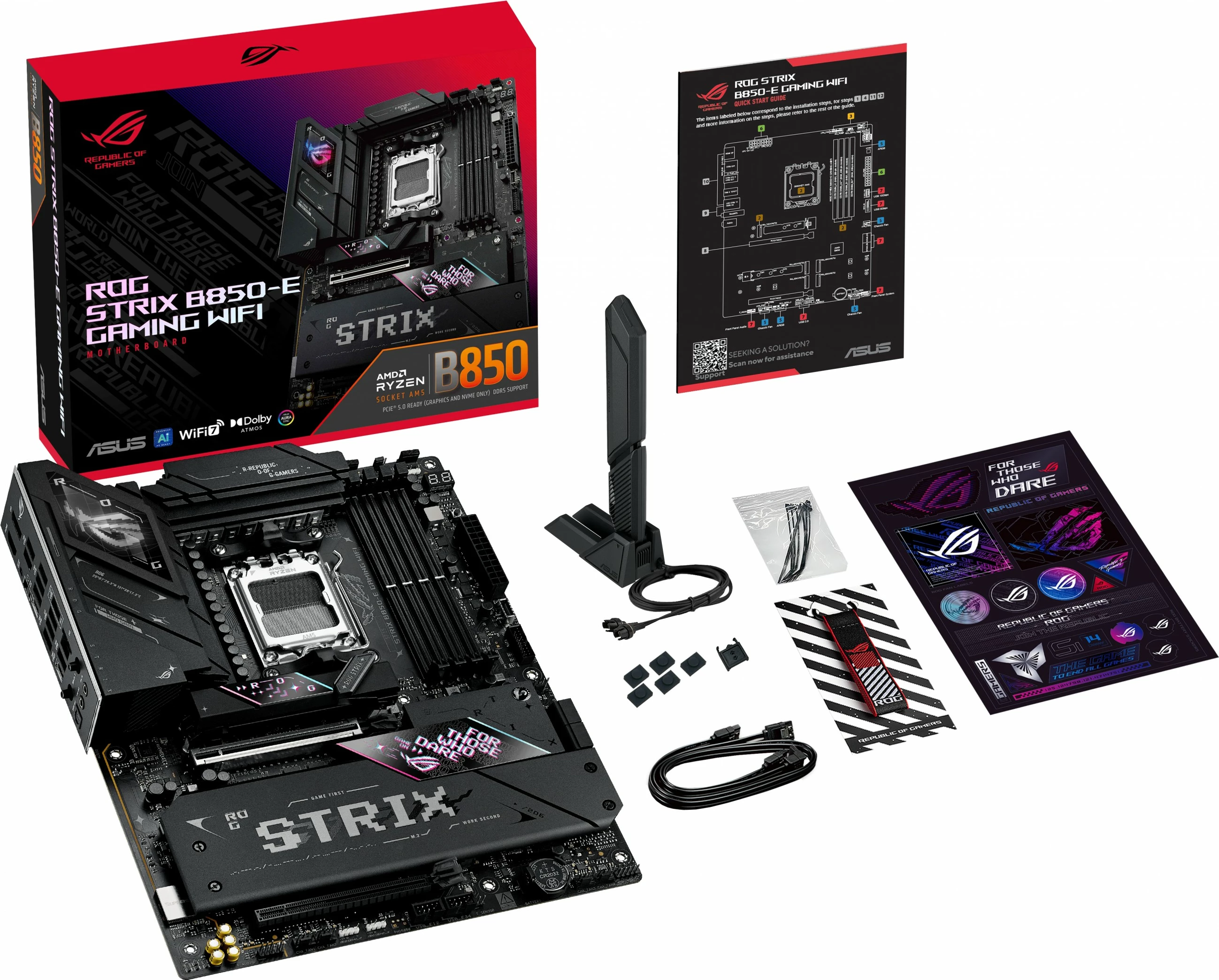 Pllakë amë ASUS ROG STRIX B850-E Gaming WIFI, AM5