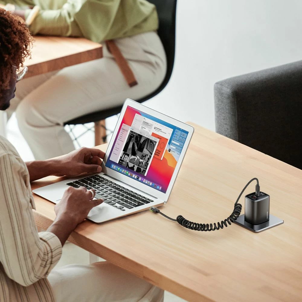 Kabllo USB-C Tech-Protect UB20T Ultraboost, 180cm, 100W, e zezë