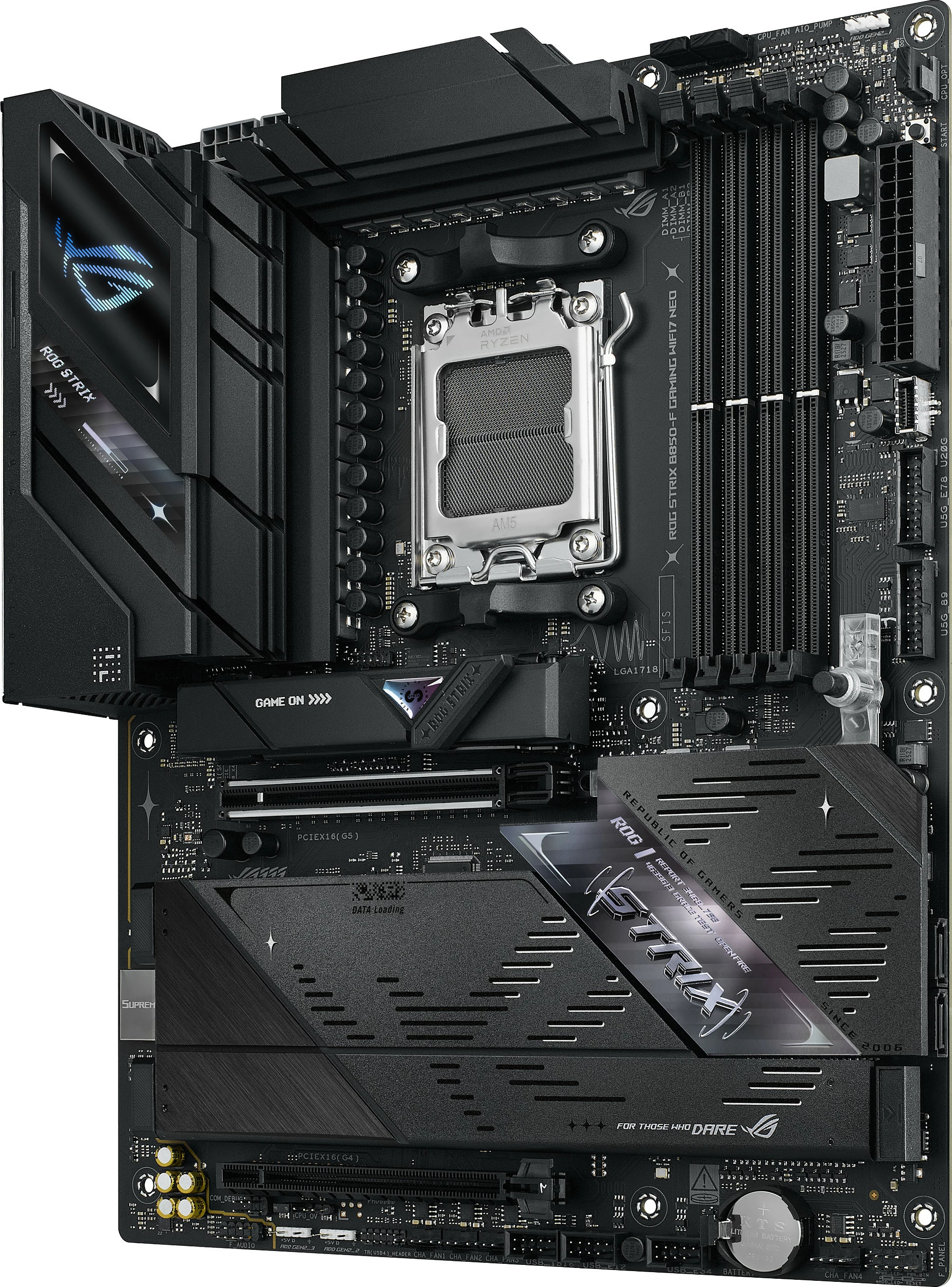 Pllakë amë ASUS ROG STRIX B850-F GAMING WIFI7 NEO, Socket AM5, DDR5, ATX