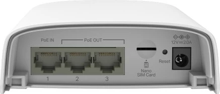 Gateway rrjeti TP-LINK ER703WP-4G-Outdoor, Wi-Fi 6 AX3000, 4G+ Cat6, i bardhë