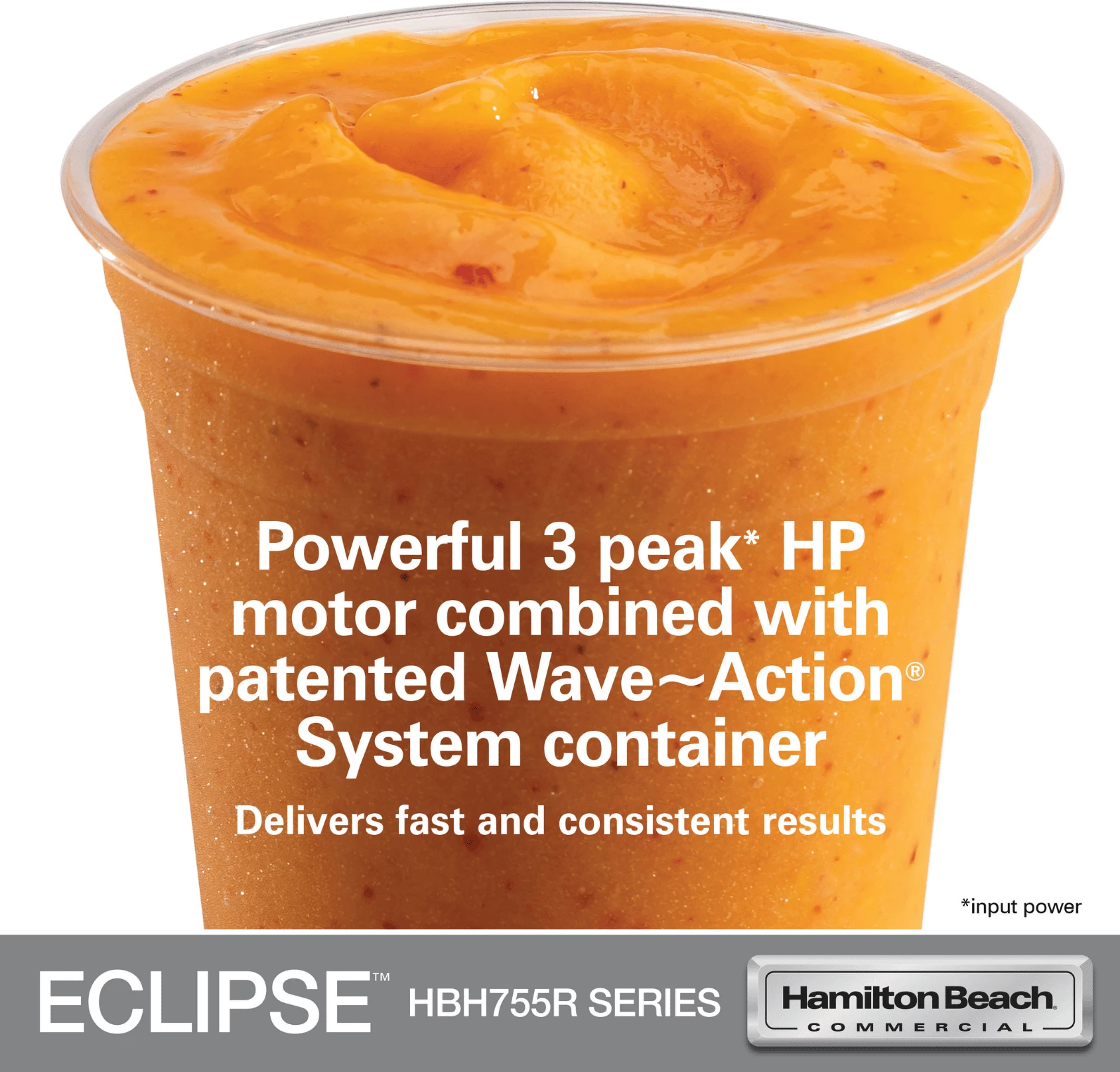 Blender komercial Hamilton Beach Commercial HBH755R-CE 64oz/2L me QuietBlend dhe Wave~Action, i zi