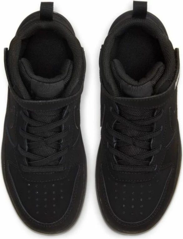 Atlete fëmijësh Nike Court Borough Mid 2 CW5868-001, të zeza [Madhësia: 35]