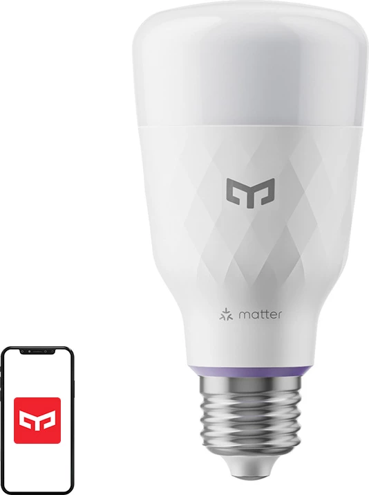 Llambë smart Yeelight D1 YP-0846, E27, 11W, 1300lm, RGBW, Matter over Thread, 1 copë