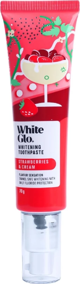 Pastë dhëmbësh White Glo Strawberries & Cream Whitening 70g