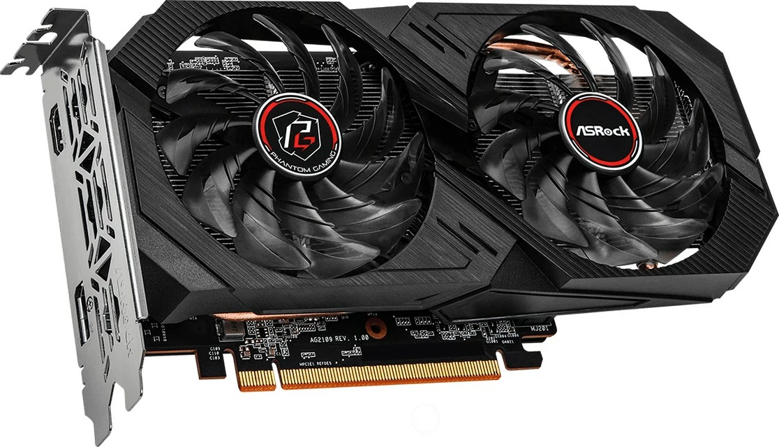 Kartelë grafike ASRock Phantom Gaming RX 6500 XT 4GB OC, PCI Express 4.0, ngjyrë e zezë