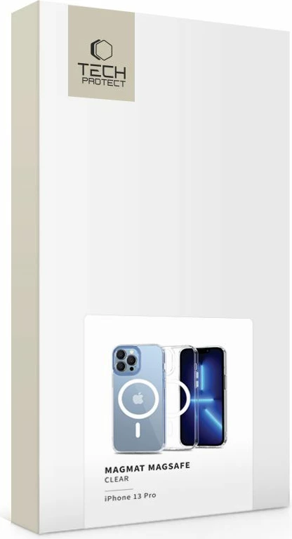 Mbështjellës Tech-Protect MagMat MagSafe për iPhone 13, Transparent