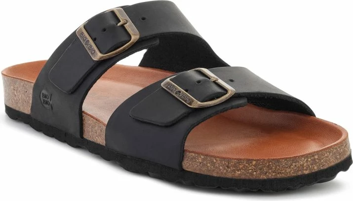 Flip-flopa lëkure për meshkuj Bio Bio Bardo Country 261-78457-02, të zeza