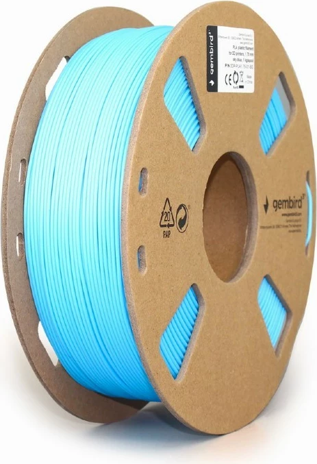Filament 3D printeri Gembird PLA, 1.75mm, Blu, 1kg
