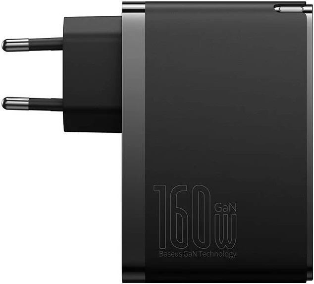 Karikues Baseus GaN5 Pro 2x USB-C + USB 160W, zi