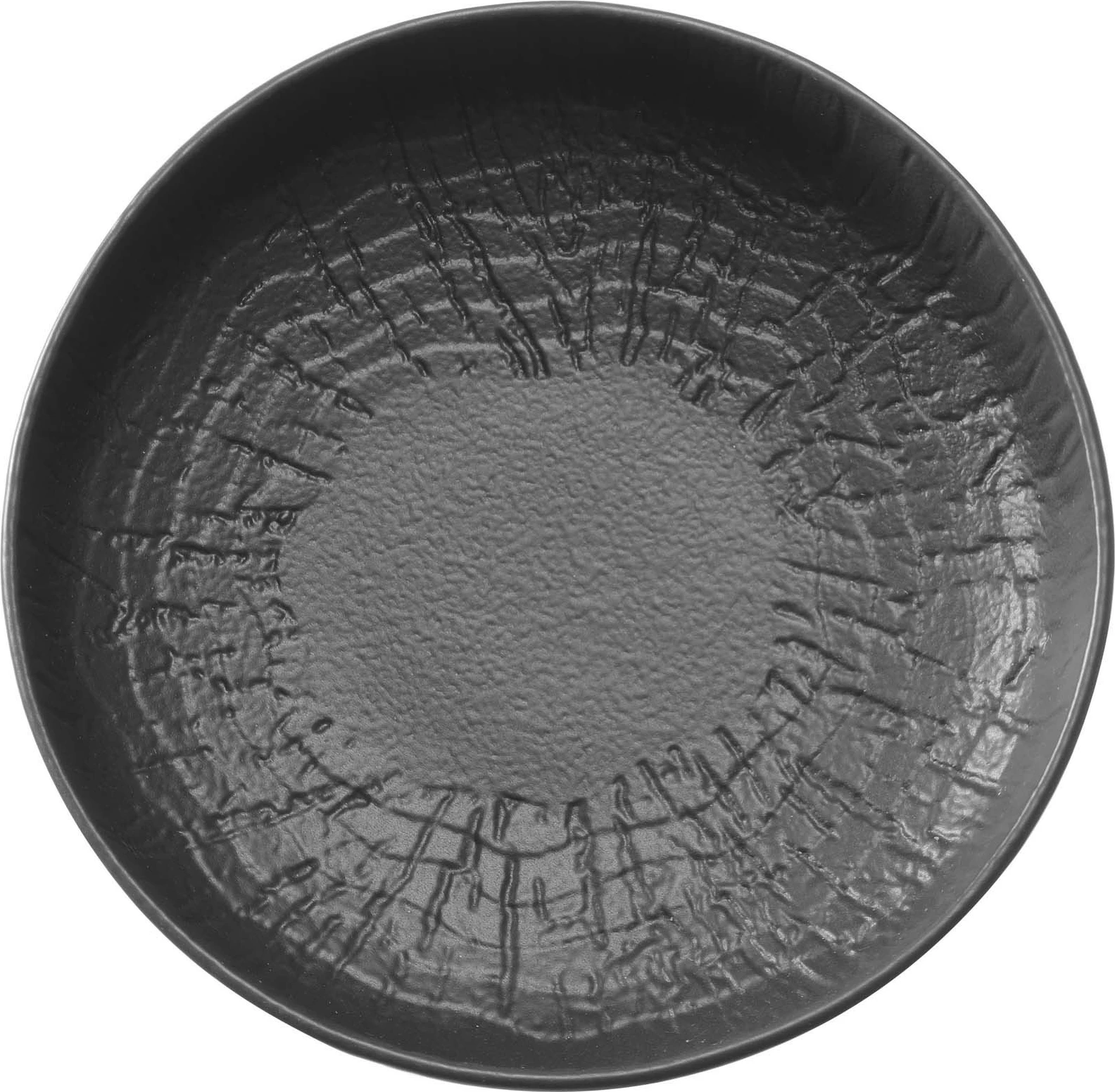 Tas i cekët Fine Dine Crust 200mm 1200ml, i zi, set 3 copë