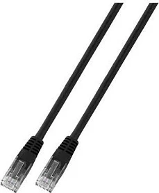 Kabllo rrjeti EFB Elektronik Cat6 RJ45, 3m, e zezë