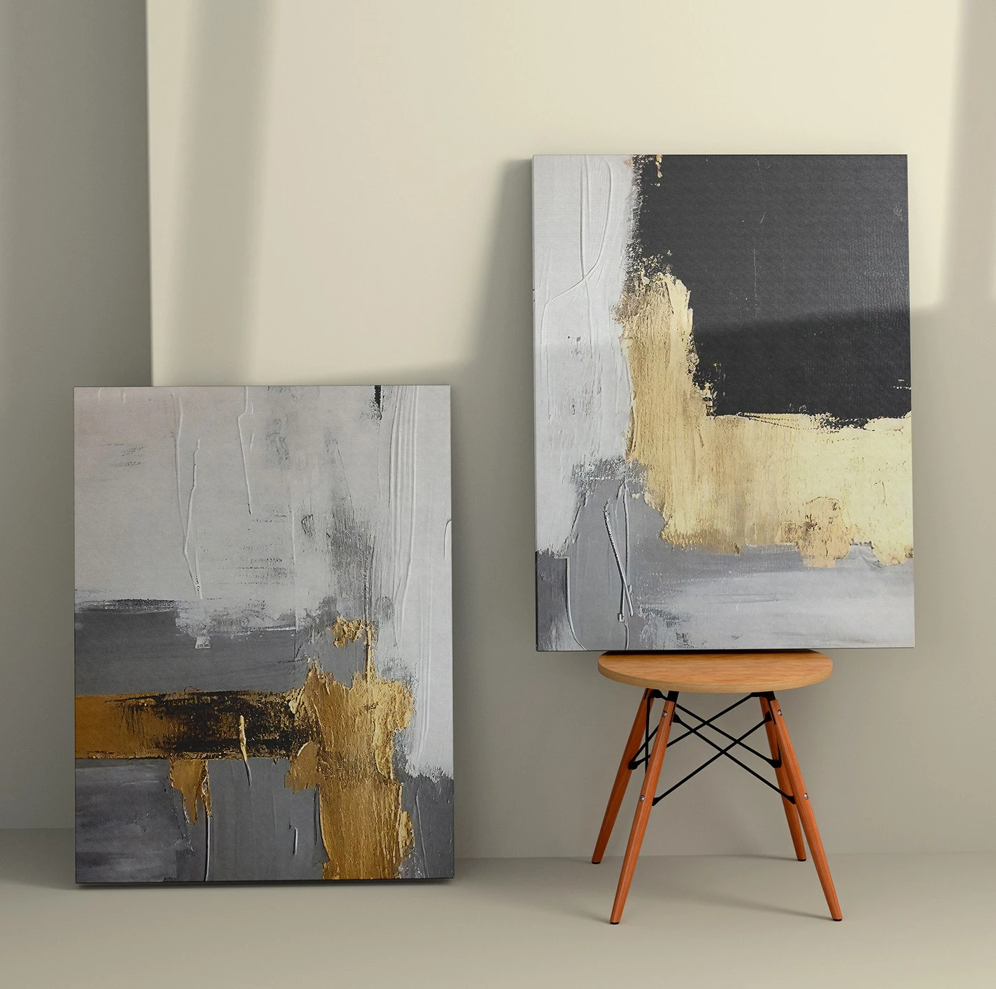 Pikturë dekorative në kanavacë (2 copë), Wallity, 2KNV4383, 50x70cm