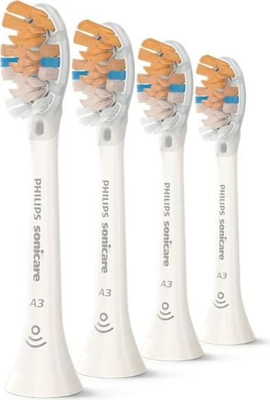 Koka zëvendësuese për furçë dhëmbësh Philips Sonicare HX9094/87, 4 copë, Bardhë