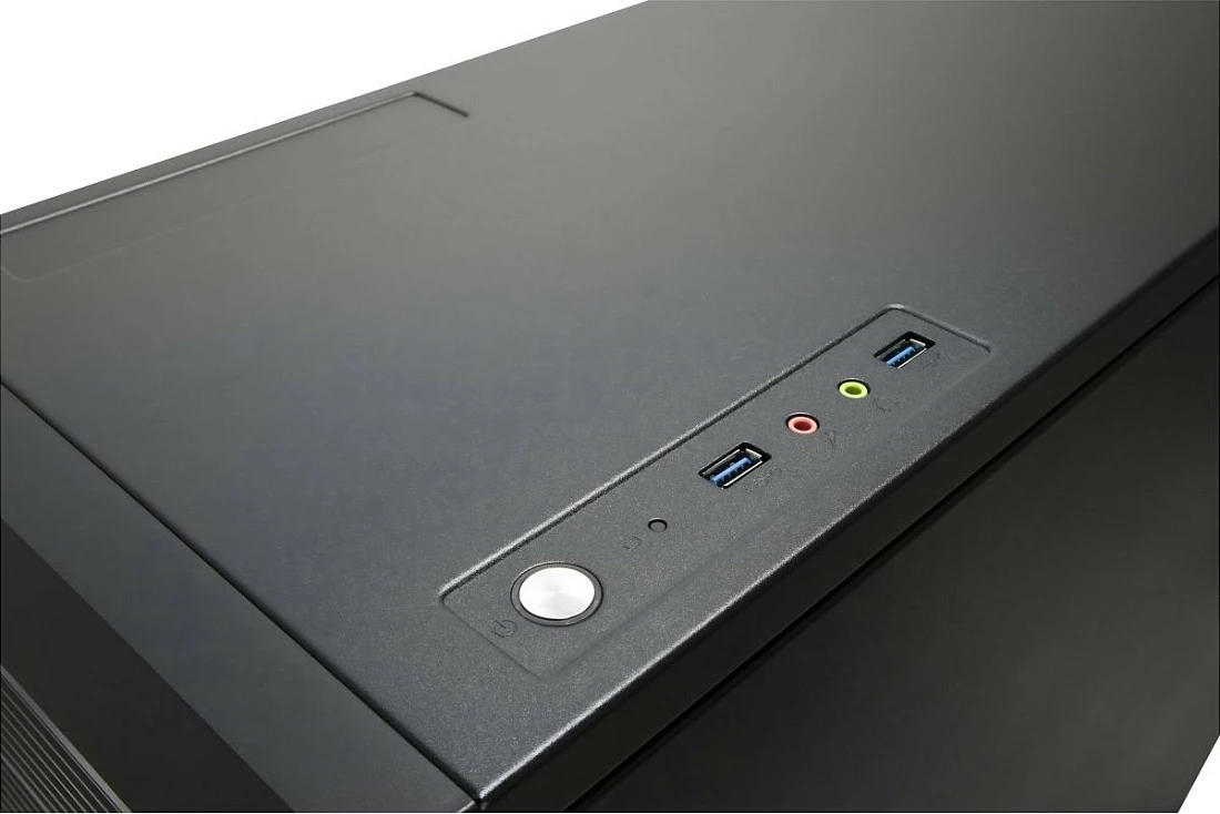 Kasë Inter-Tech 88887382 Micro Tower, ATX/EATX/micro ATX/Mini-ITX/SSI EEB, USB 3.2 Gen 1, e zezë