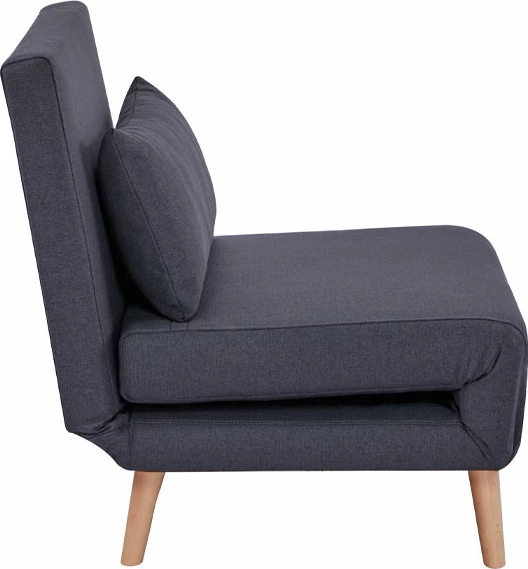 Karrige e palosshme Aperto, ngjyrë antracit, 100x75x78 cm