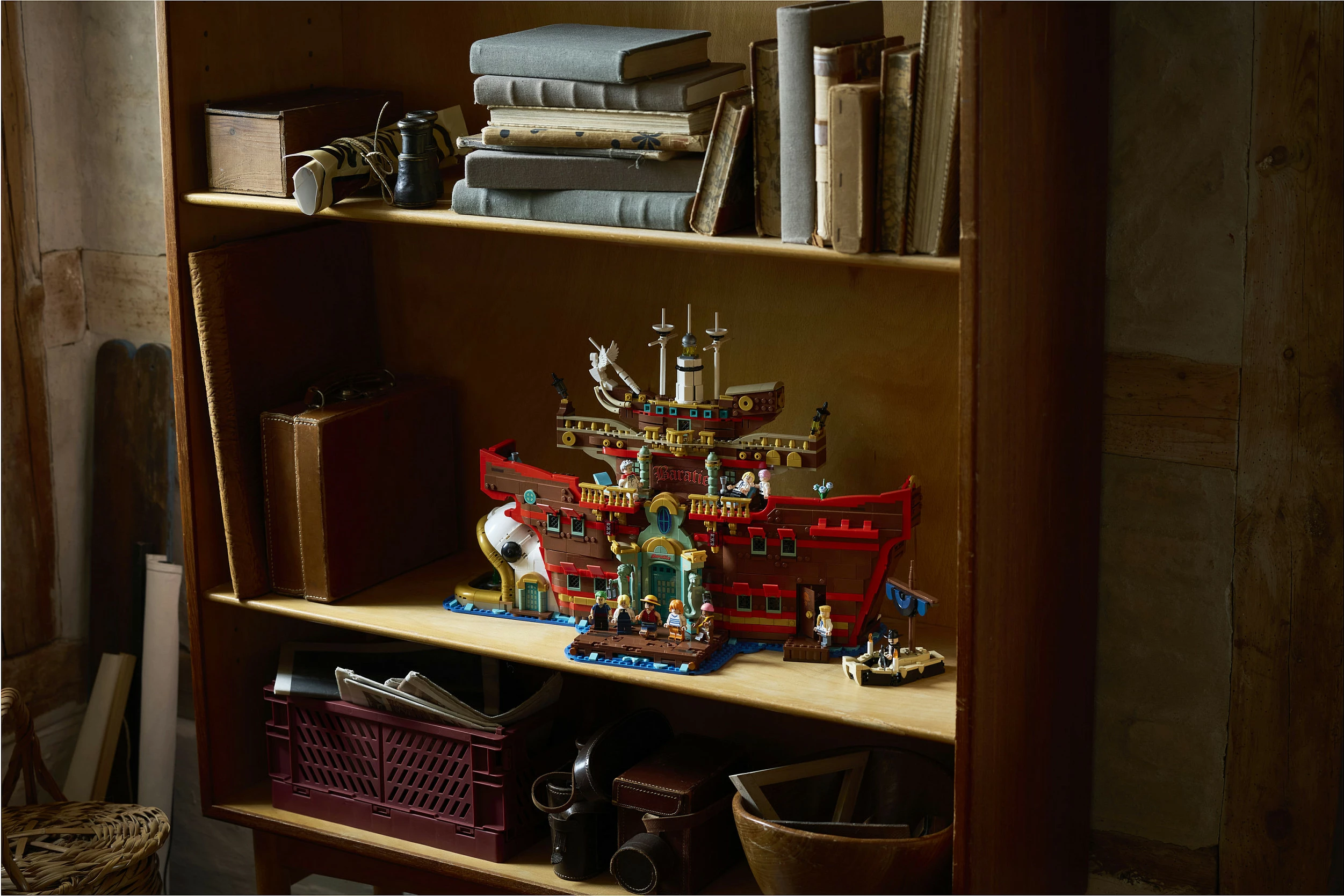 Set ndërtimi LEGO ONE PIECE The Baratie Floating Restaurant 75640, 3402 copë, 18+, multikolor
