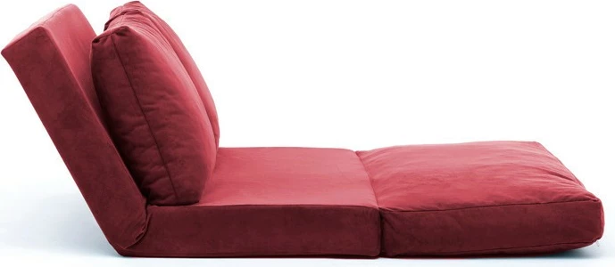Divan-krevat 2 vende, Atelier del Sofa, Taida, ngjyrë e kuqe e errët