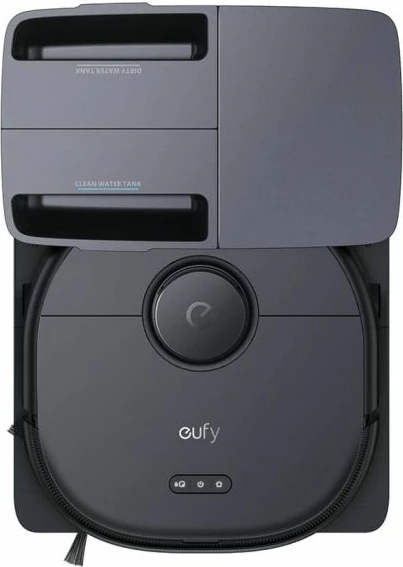 Fshesë robotike Anker Eufy X10 Pro Omni 8000 Pa me stacion vetëpastrues, gri e errët