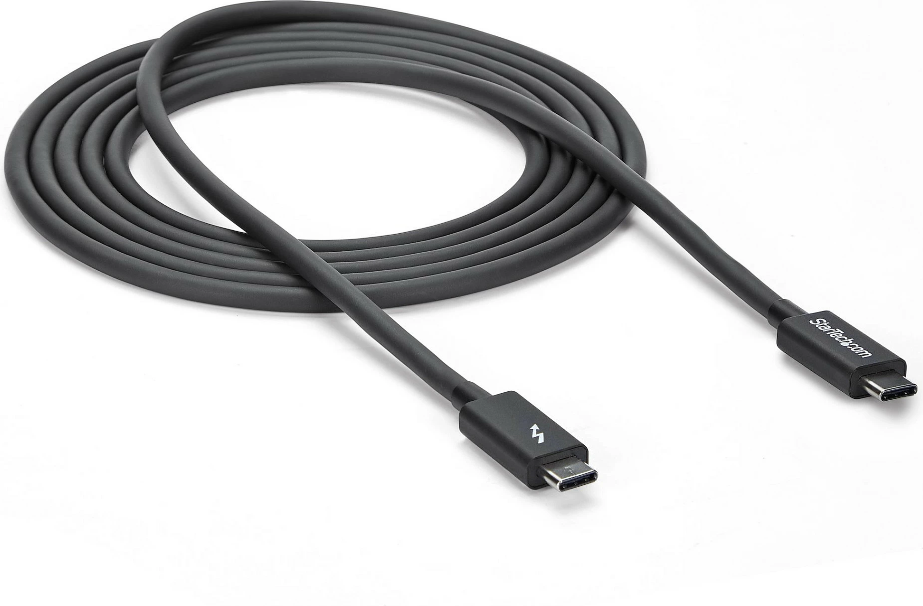 Kabllo Thunderbolt 3 StarTech TBLT3MM2M, USB-C, 2m, 20Gbps, 4K 60Hz, e zezë