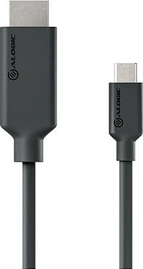 Kabllo adapter USB-C në HDMI ALOGIC, 1m, 4K 60Hz, e zezë