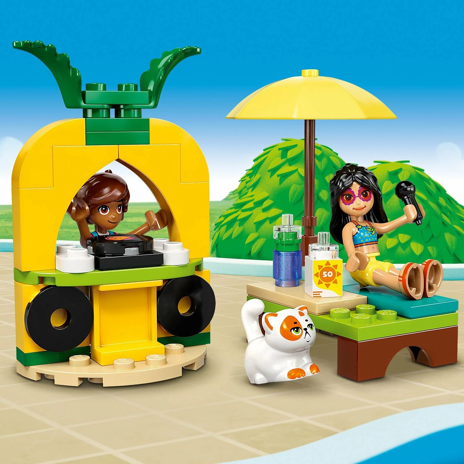 Set ndërtimi LEGO Friends 42658 Inflatable Pool Party, 99 copë