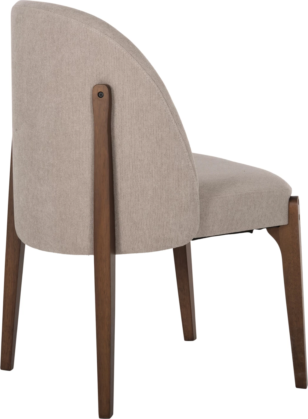 Karrige ngrënieje RAMMER FH9744.02 dru gome, ngjyrë arre, pëlhurë ecru, 57x55x86H cm., set prej 2 copë