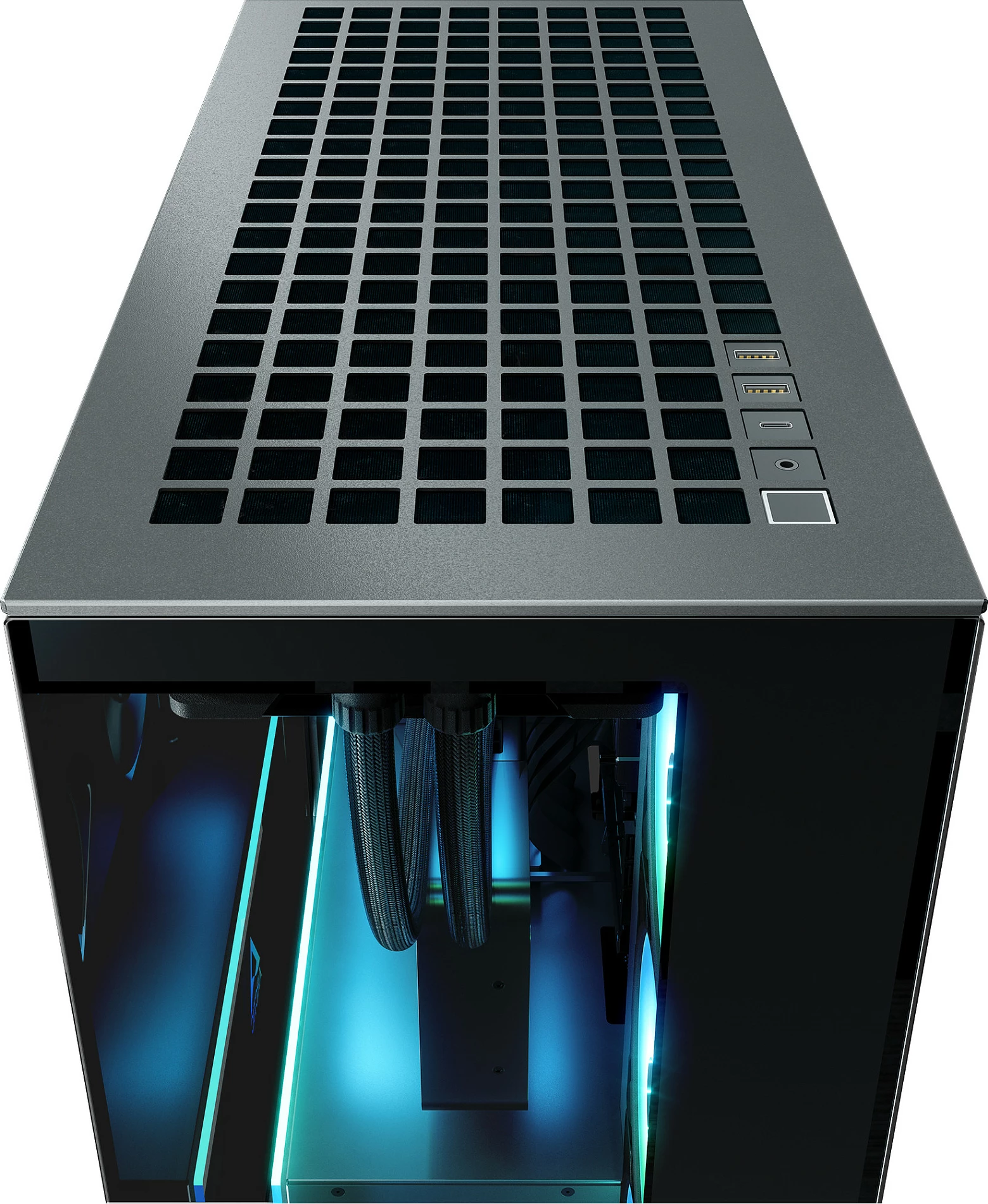 Kasë ARCTIC Xtender, Midi Tower, xham i temperuar, RGB, e zezë