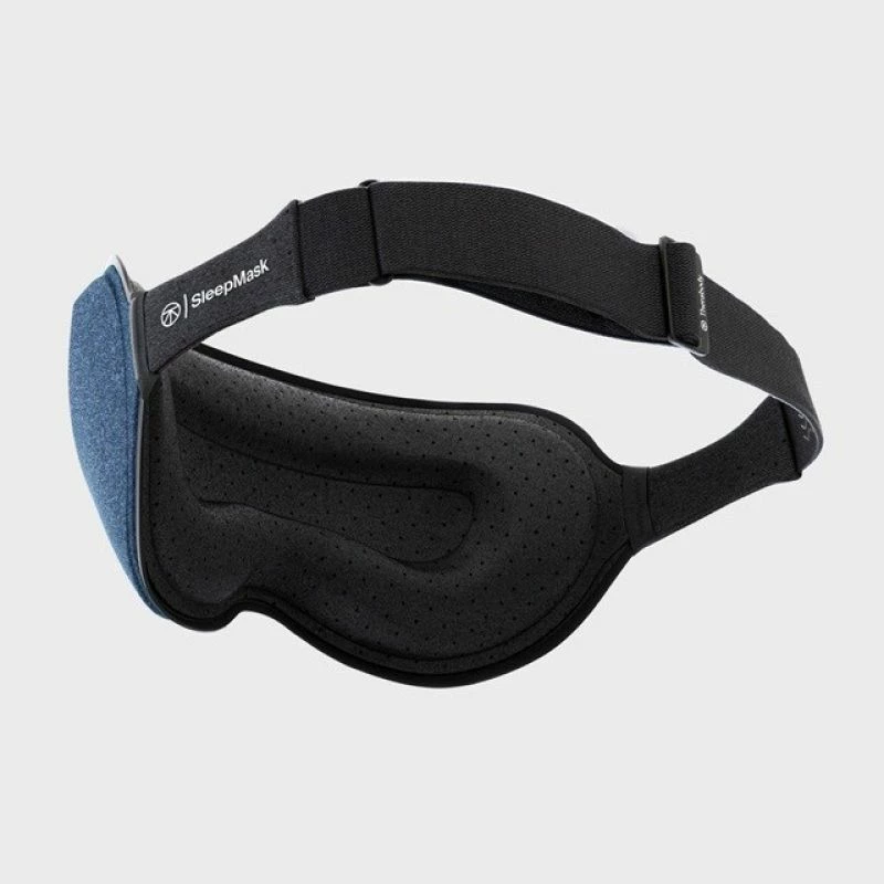 Maskë gjumi Therabody Sleep Mask, e zezë/blu