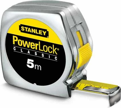 Metër shirit Stanley PowerLock Classic 33-194, 5 m, 19 mm