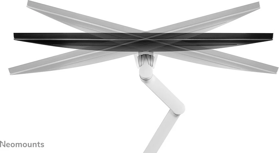 Krah monitori Neomounts DS60-425WH1, 17-27 inç, kapacitet 8 kg, VESA 100x100, i bardhë