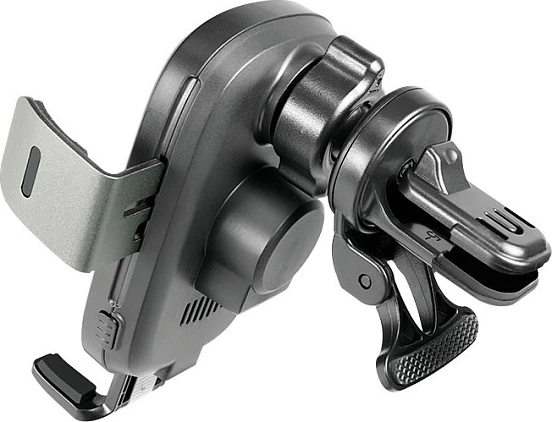 Karikues wireless veture LogiLink Gravity Trigger, 15W, mbajtës celulari, i zi/gri