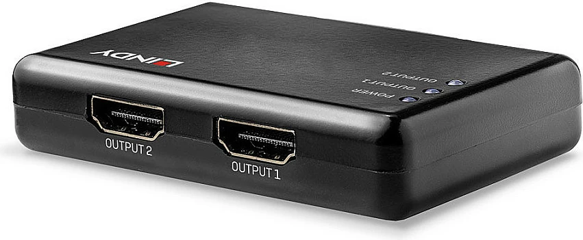 Splitter HDMI Lindy 2-Port 10.2G, 4K 30Hz, i zi