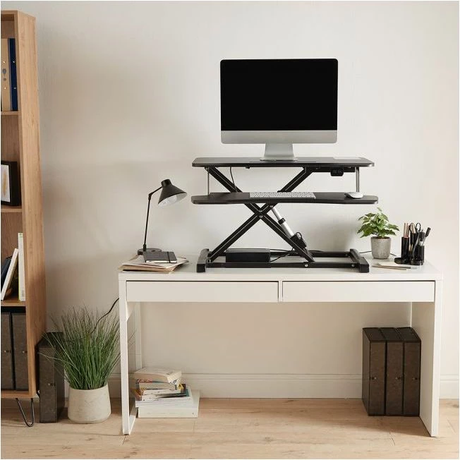 Platformë pune sit/stand elektrike VONHAUS 3000154 80×40cm, lartësi 16–48cm, deri 20kg, e zezë