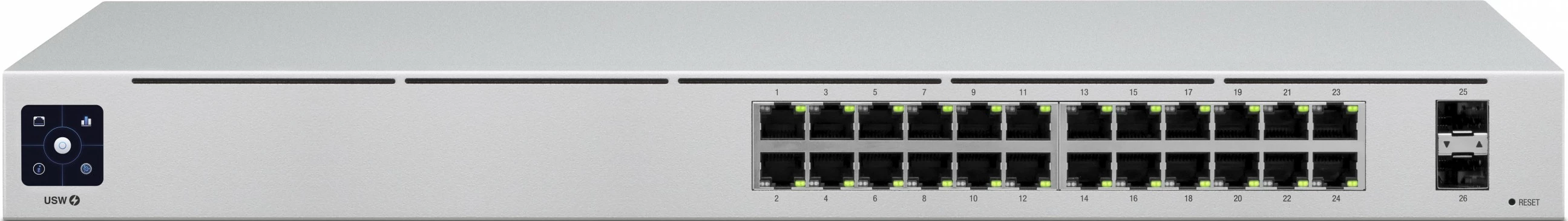 Switch Ubiquiti UniFi USW-24, Managed, L2, Gigabit Ethernet, Rack mounting