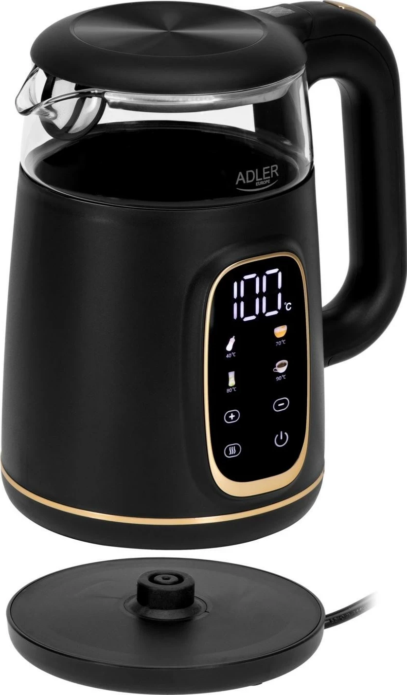 Çajnik elektrik Adler AD 1305, 1.7L, 2200W, zi-ari
