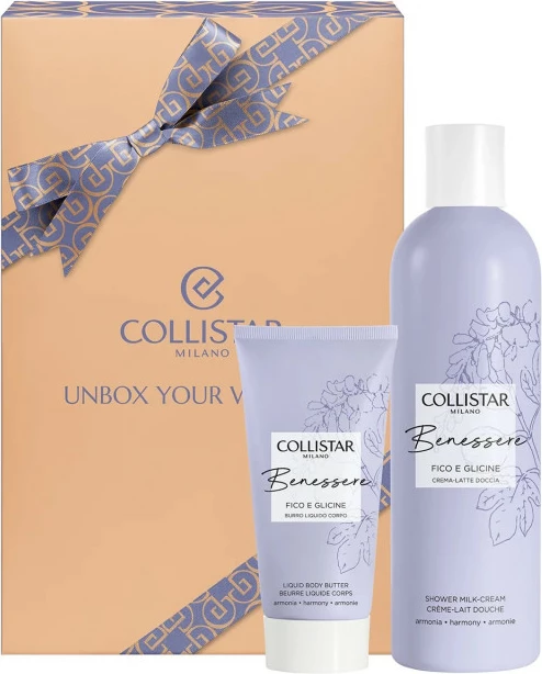 Set për kujdesin e trupit Collistar Unbox Your Wellness për femra, 250ml + 50ml
