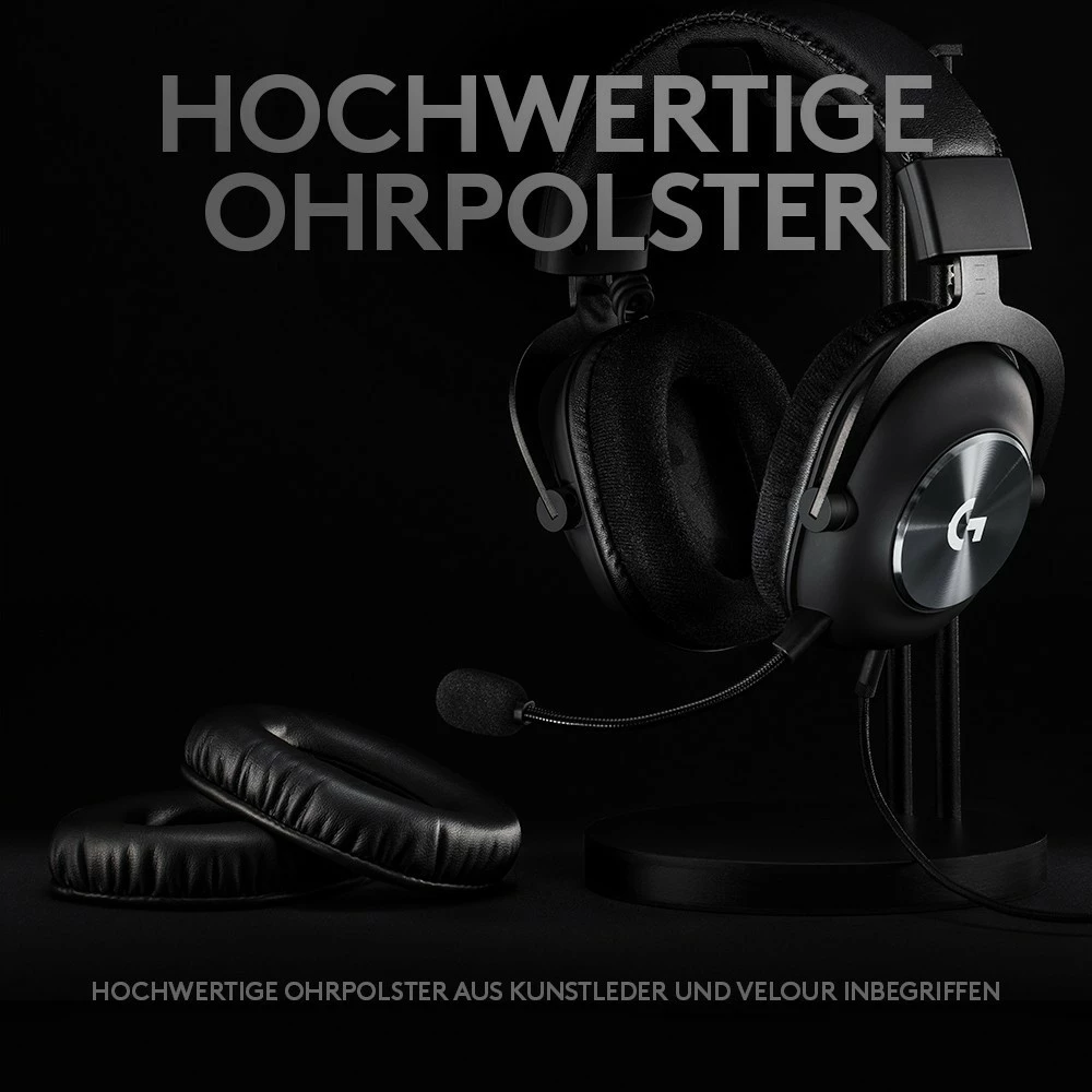 Kufje Logitech G Pro X - LIGHTSPEED, Wireless, Të Zeza
