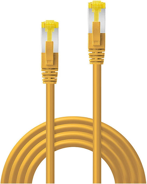 Kabllo rrjeti LINDY Cat6A/Cat7 RJ45 S/FTP, 1m, e verdhë