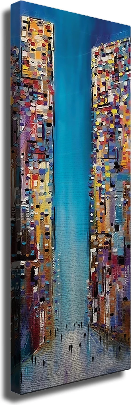 Pikturë dekorative në kanavacë, shumëngjyrëshe, PC321, 30x80cm