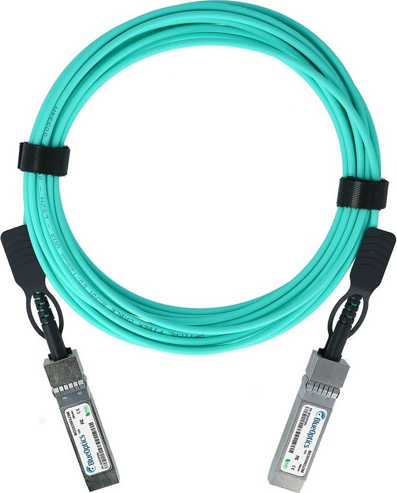 Kabllo AOC SFP+ 10G BlueOptics BO353503J5M, 5m, turkuaz