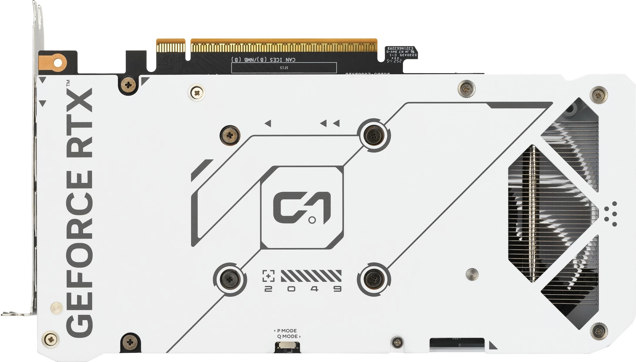 Kartelë grafike ASUS RTX5060 8GB GDDR7 e bardhë
