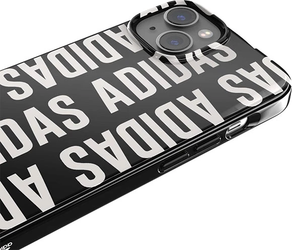 Mbështjellës Adidas OR Snap Case Logo për iPhone 14, 6.1", i zi