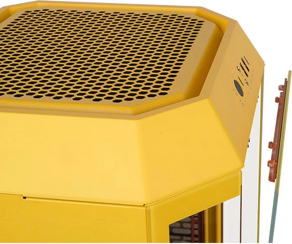 Kasë Thermaltake The Tower 250, Mini Tower, LCD Display, Butter Caramel, e verdhë