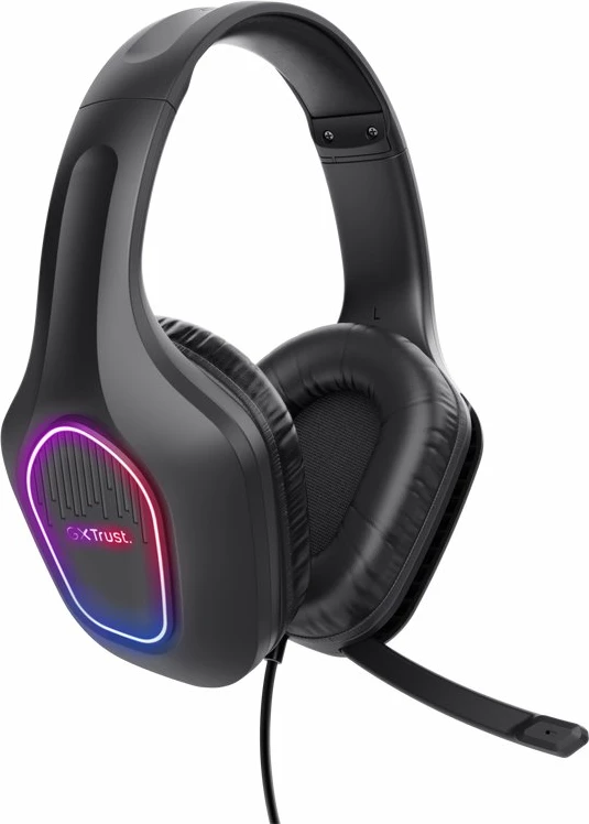 Kufje gaming Trust GXT 416 Zirox me mikrofon, 3.5 mm + USB (LED)
