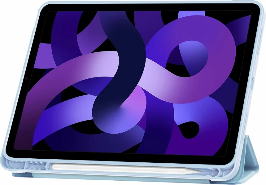 Mbështjellës Tech-Protect SC Pen për iPad Air 10.9" 2020-2022 / 11" 2024, silikon, kaltër e çelët