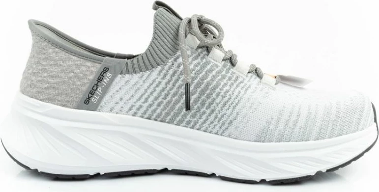 Atlete për meshkuj Skechers, të bardha dhe gri