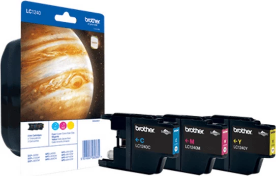 Kartrixha bojë, Brother, LC1240RBWBP, XL multipack, Cyan Magenta Yellow