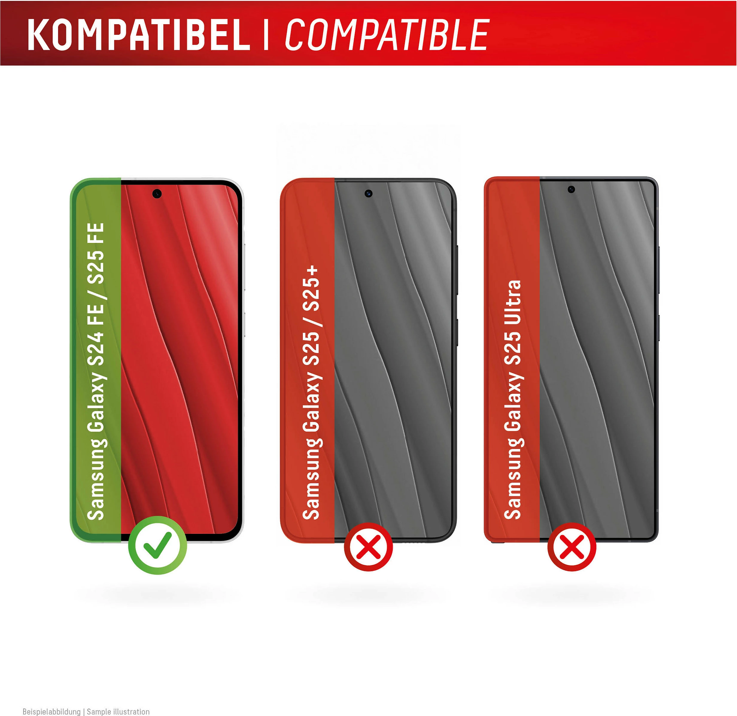 Mbrojtës xhami për ekran Displex Real Glass, Samsung Galaxy S24 FE/S25 FE, 10H, transparent
